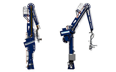 Marine loading arms for loading and unloading ships Marine loading arms for liquids and gases