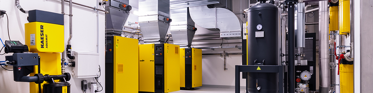 Druckluftstation für Lebensmittelindustrie von VOORTMANN