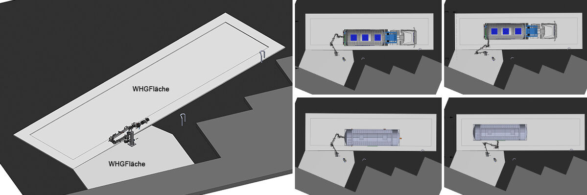 Landverlader zur Bodenverladung mit WHG-Fläche nach AwSV