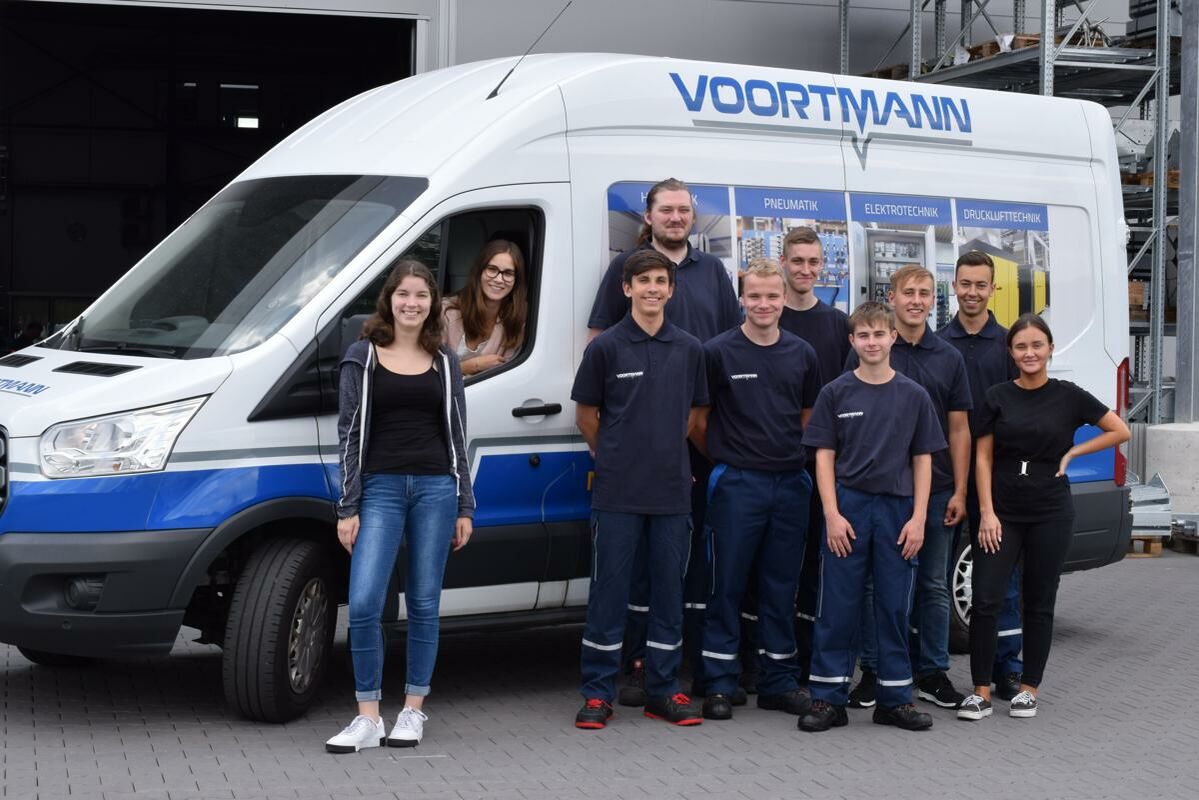 Die Auszubildenden im VOORTMANN-Team 2019