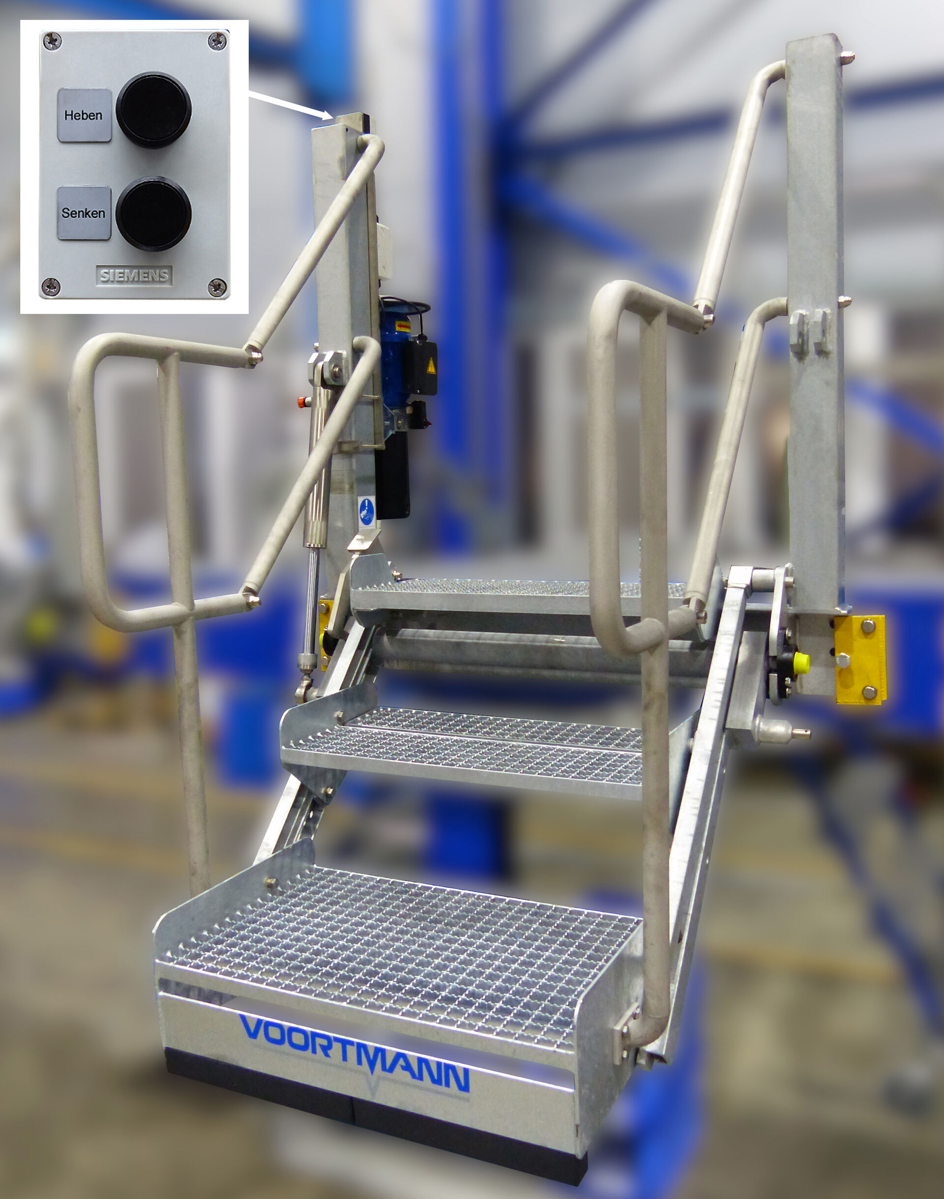 Klapptreppe hydraulisch, elektrisch von VOORTMANN