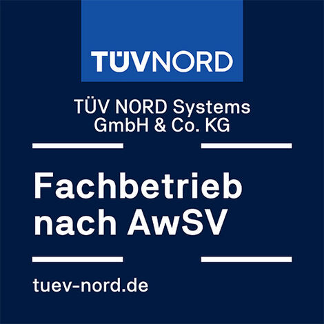 Fachbetrieb nach AwSV - TÜV Nord - VOORTMANN Verladetechnik