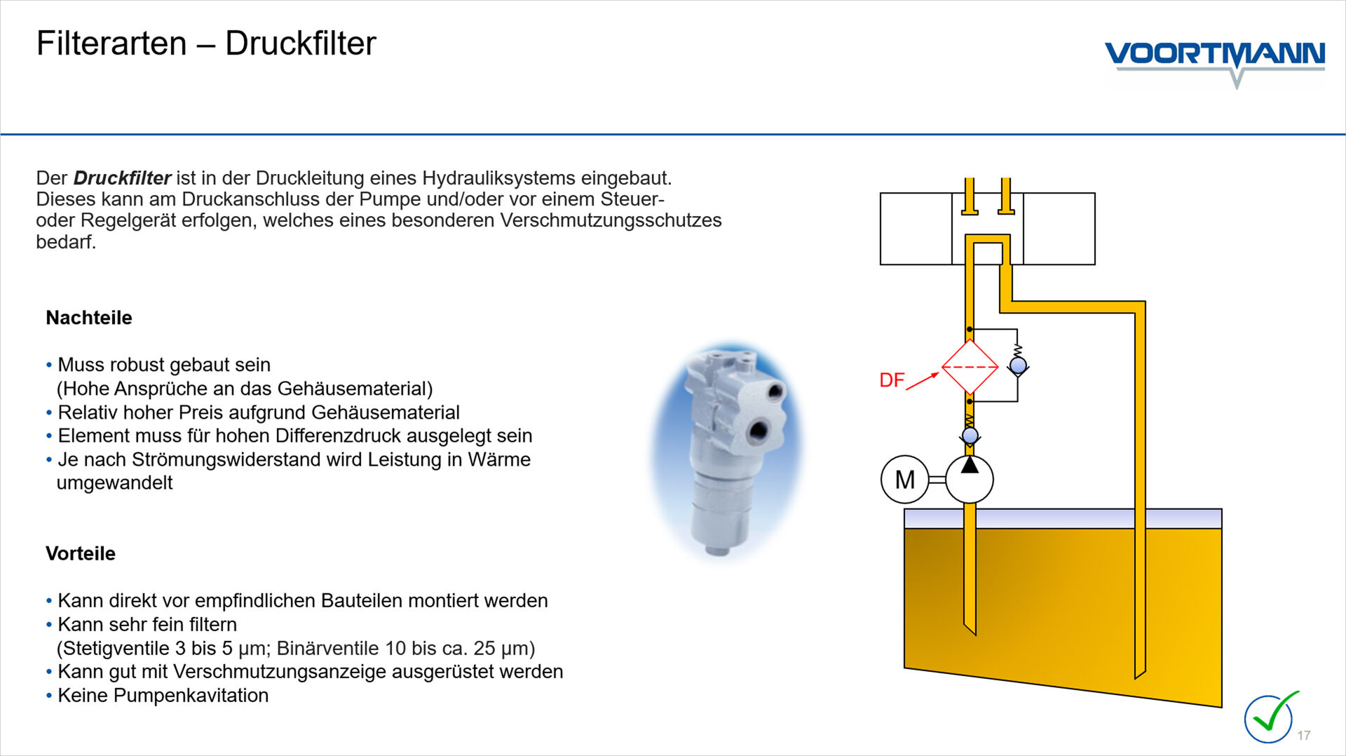 E-Learning Hydraulik Auszug Filterarten
