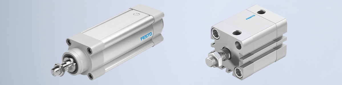 Pneumatikzylinder vs. Elektrozylinder - Beispiele von Festo