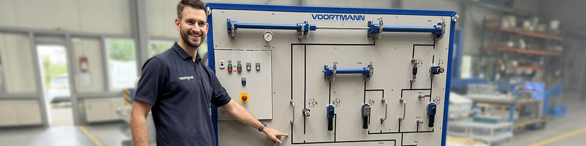 Fehlersuchstand Hydraulik, Schulungen bei VOORTMANN in Issum