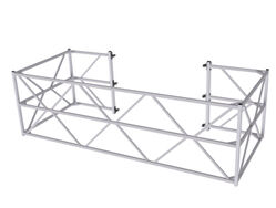 Schutzkorb aus Aluminium Schutzkorb 1.400 x 3.500 x 1.000 mm, Aluminium