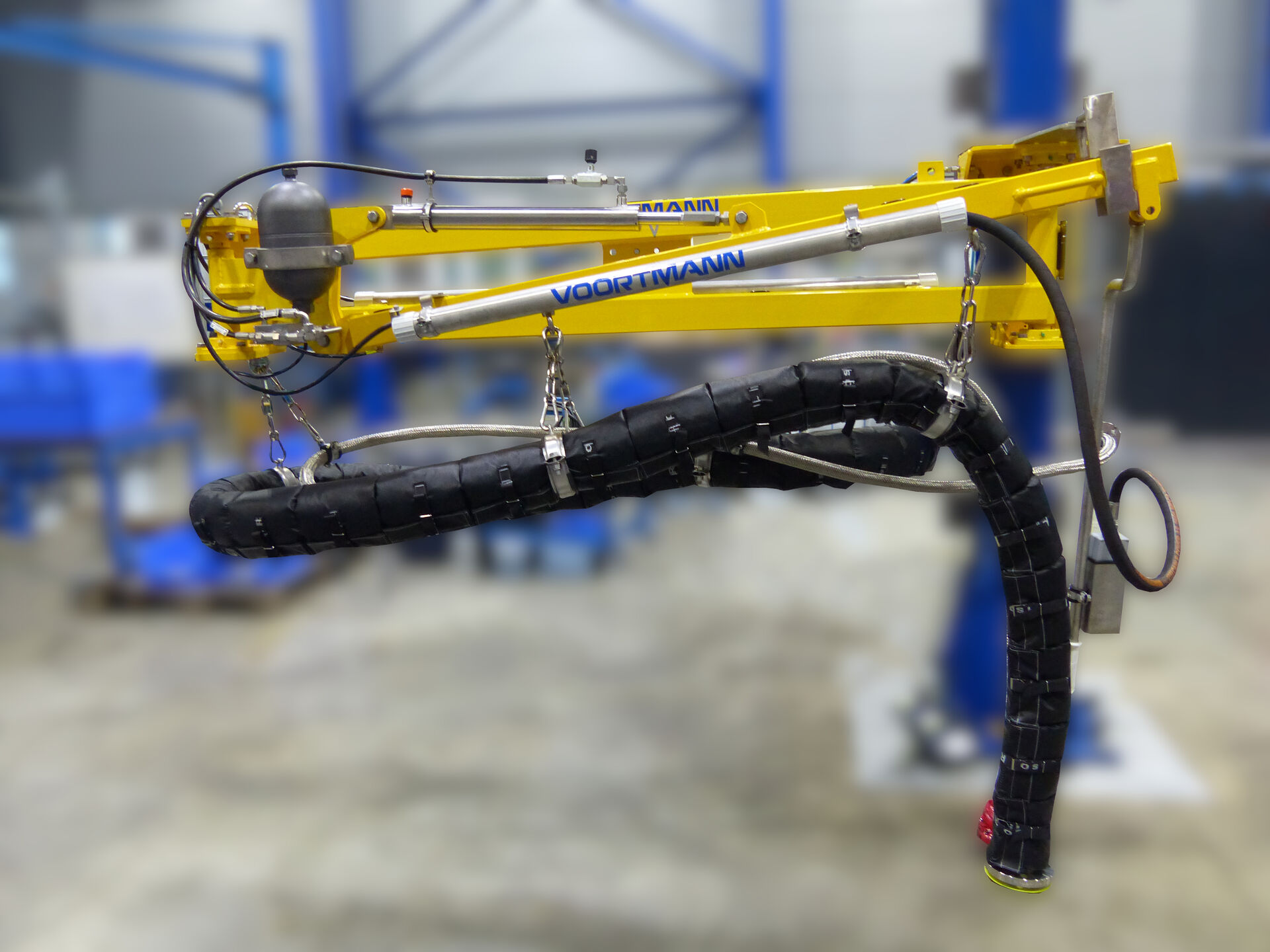 Schlauchverladearm als Verladesystem für die Chemielogistik