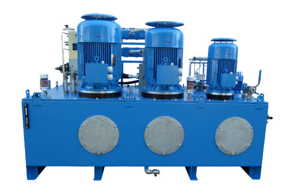 Hydraulikaggregat für eine 4-Zylinder-Filterpresse