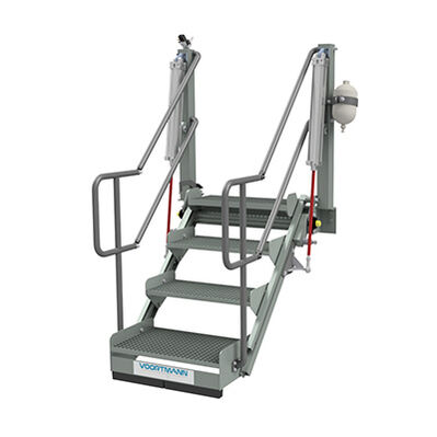 Klapptreppe Industrie pneumatisch