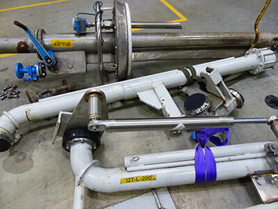 defekte Teile von Verladearmen Überholung Ladearme, Retrofit loading arms