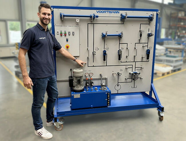 Fehlersuchstand Hydraulik zur Störungssimulation