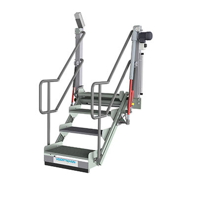Sticherheitsklapptreppe mit elektrischem Antrieb