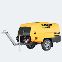 Druckluft-Mobilkompressor Mobilair M-27E der Marke Kaeser