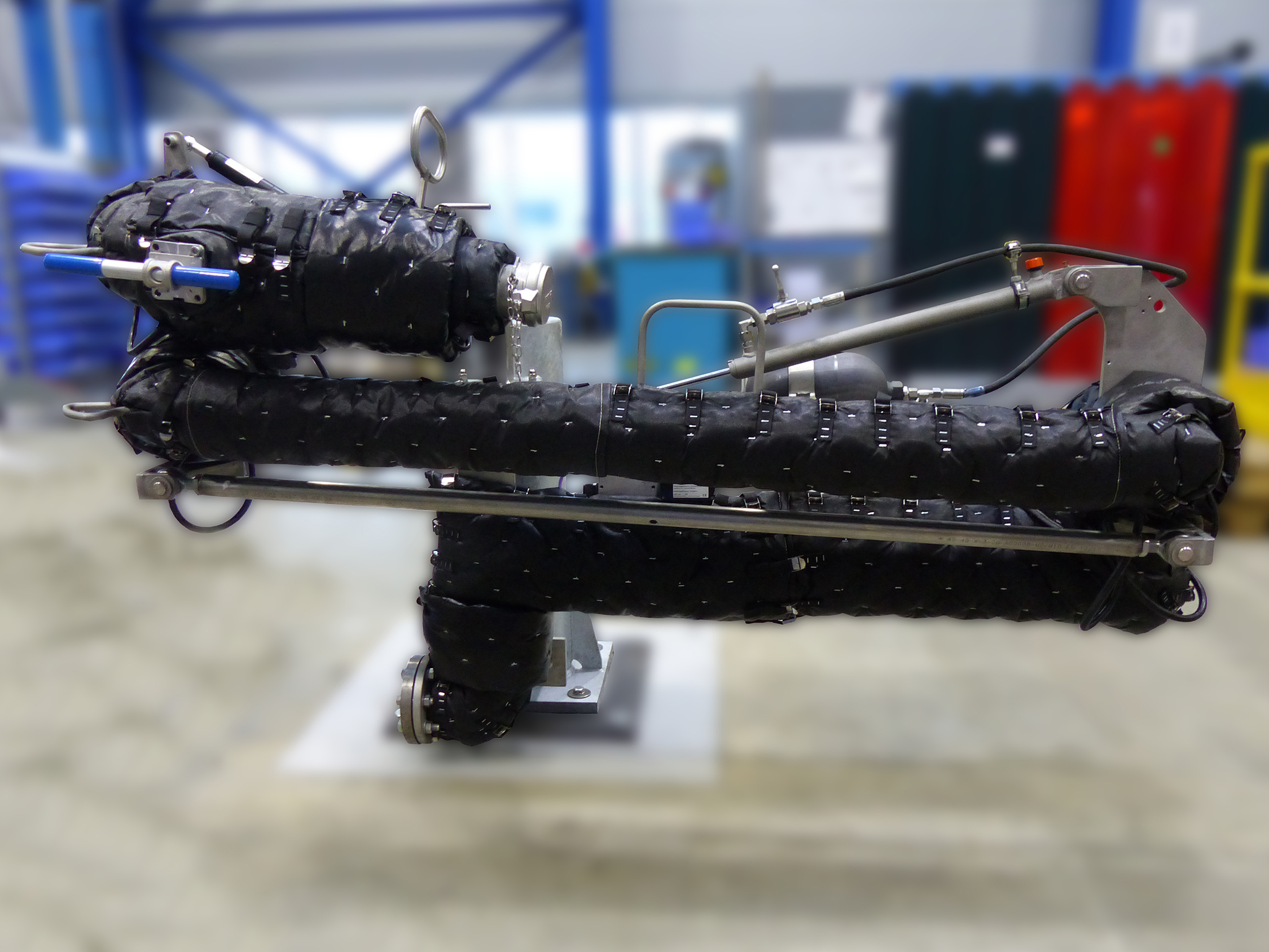 Verladearm - Bottom Loading Arm für die Kesselwagenverladung für Polymerschmelze